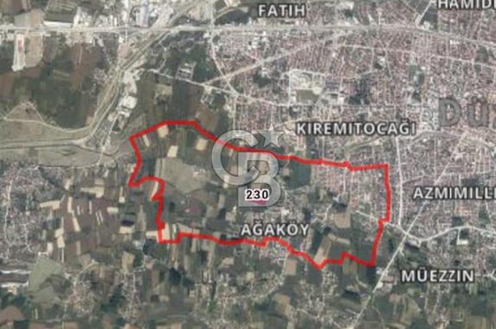 Düzce Merkez Ağa Mah 1406 m2 Satılık Arsa