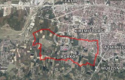 Düzce Merkez Ağa Mah 1406 m2 Satılık Arsa