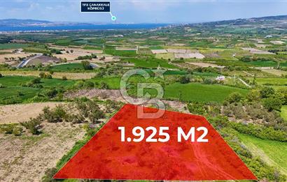 ÇANAKKALE LAPSEKİ KANGIRLI SATILIK TARLA BOĞAZ VE KÖPRÜ MANZARALI 