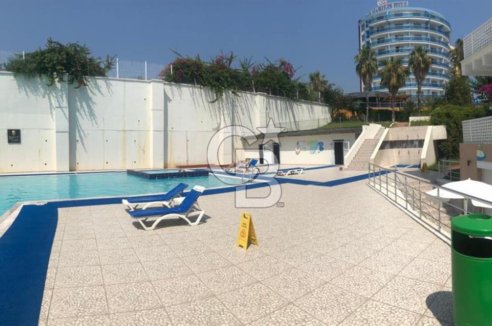 ALANYA OKURCALAR ÖZEL PLAJLI SİTEDE 2+1 SATILIK DAİRE