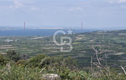 ÇANAKKALE LAPSEKİ KANGIRLI SATILIK TARLA BOĞAZ VE KÖPRÜ MANZARALI 