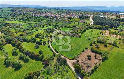 ÇANAKKALE LAPSEKİ KANGIRLI SATILIK TARLA BOĞAZ VE KÖPRÜ MANZARALI 