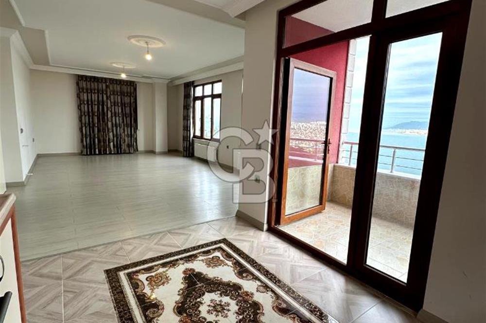 TAŞBAŞI MAHALLESİNDE DENİZ MANZARALI 3+1 KİRALİK DAİRE 