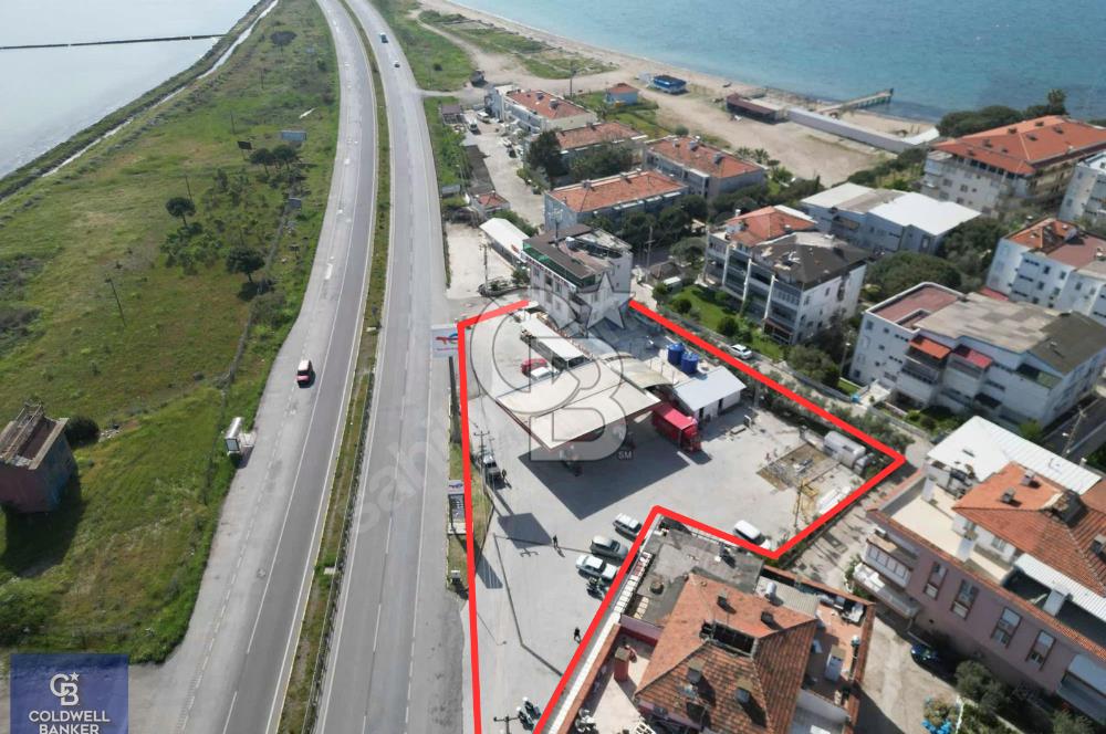 AYVALIK İZMİR YOLUNDA İŞLER KONUMDA BENZİNLİK + OTEL + RESTORAN