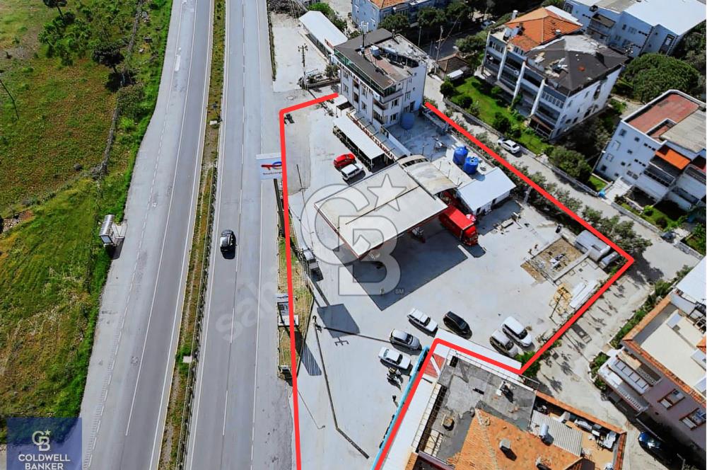 AYVALIK İZMİR YOLUNDA İŞLER KONUMDA BENZİNLİK + OTEL + RESTORAN