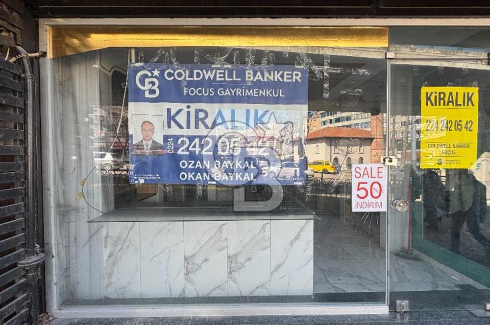 BURSA OSMANGAZİ ALTIPARMAK KİRALIK CADDE ÜZERİ DÜKKAN MAĞAZA