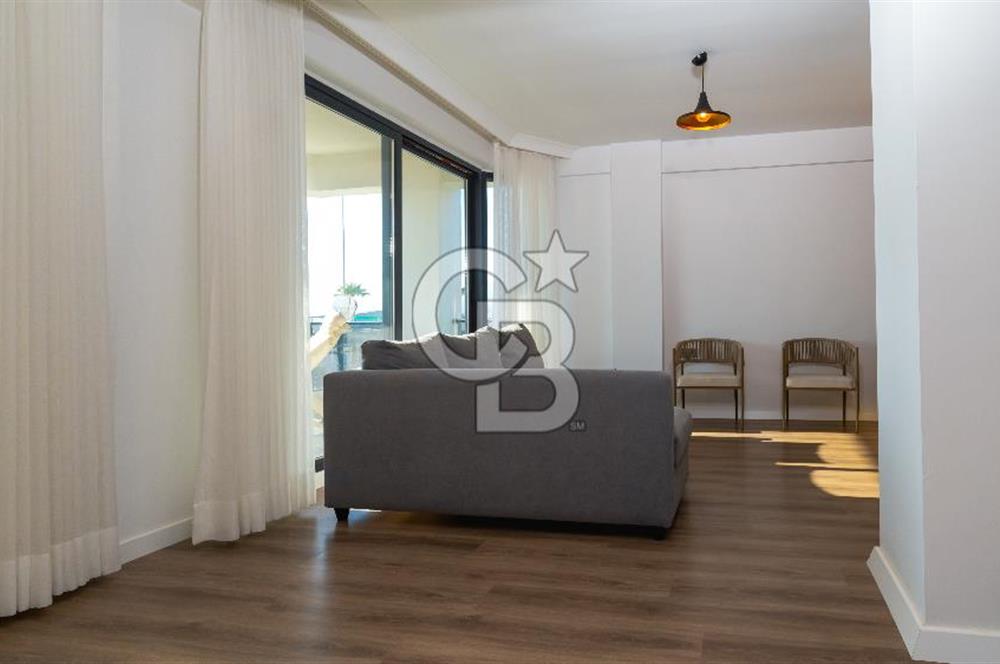 AKÇAY KORDON'DA FULL DENİZ MANZARALI 2+1  SATILIK DAİRE