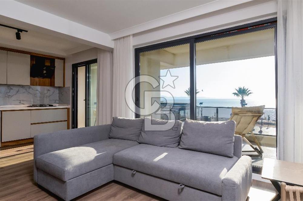 AKÇAY KORDON'DA FULL DENİZ MANZARALI 2+1  SATILIK DAİRE