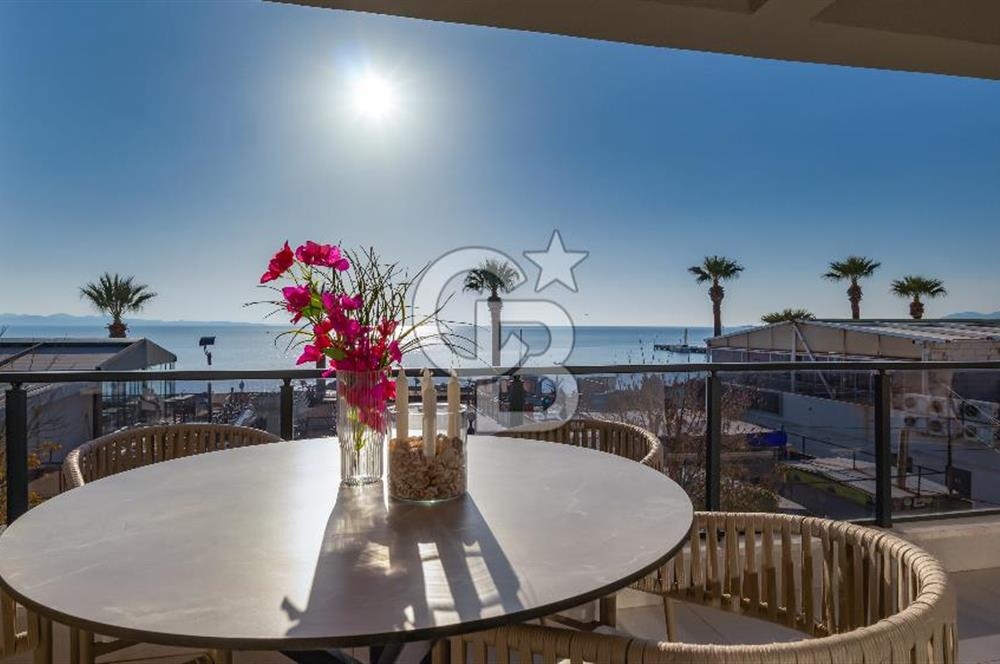 AKÇAY KORDON'DA FULL DENİZ MANZARALI 2+1  SATILIK DAİRE