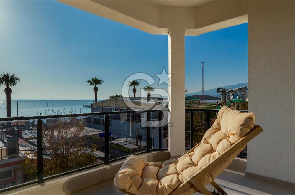 AKÇAY KORDON'DA FULL DENİZ MANZARALI 2+1  SATILIK DAİRE