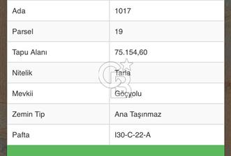 KIRIKKALE KARAKEÇİLİ YEŞİLEVLER MEVKİİNDE SATILIK HİSSELİ TARLA