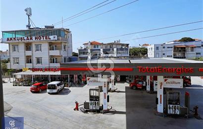 AYVALIK İZMİR YOLUNDA İŞLER KONUMDA BENZİNLİK + OTEL + RESTORAN