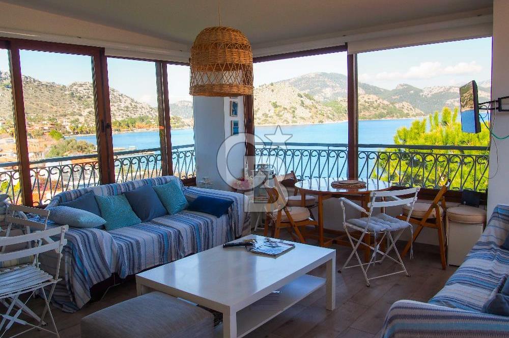 Marmaris Selimiye de 1250m2 Arsa İçerisinde Satılık Eşyalı Villa
