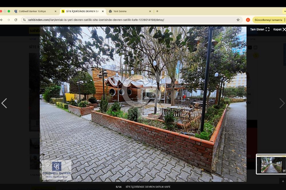 SİTE İÇERİSİNDE DEVREN SATILIK KAFE