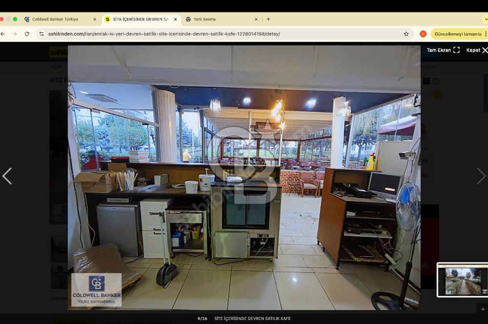 SİTE İÇERİSİNDE DEVREN SATILIK KAFE