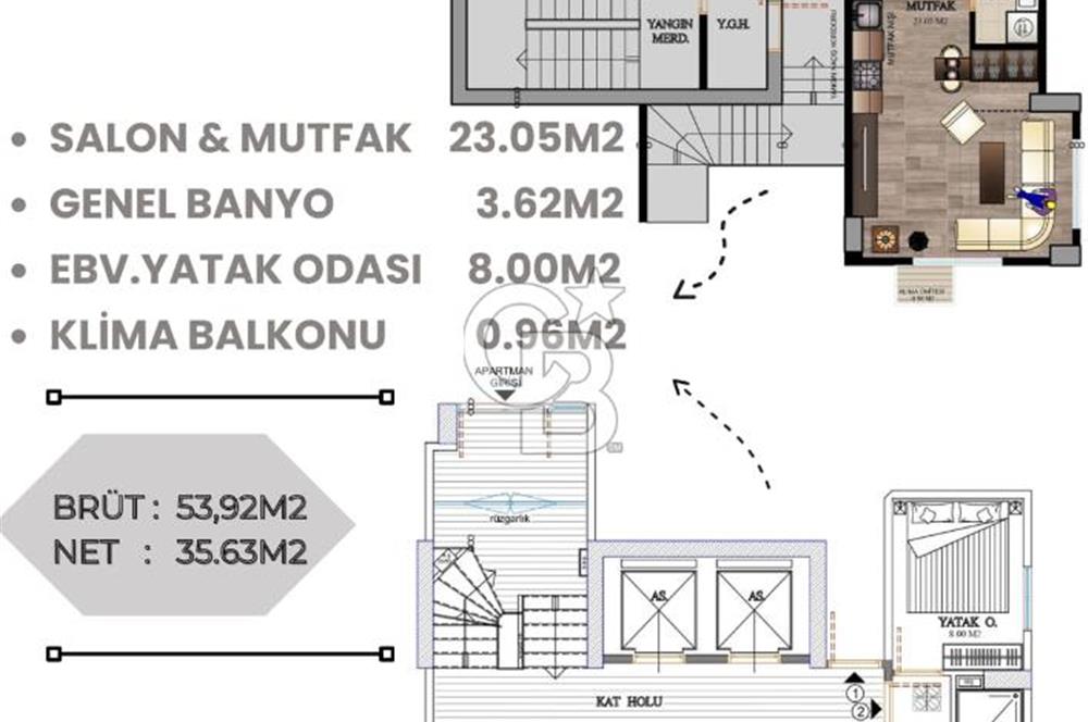 BOSTANCIDA BULUNMAZ SATILIK  1+1 