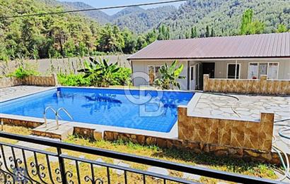 Muğla Ortaca 12 dönüm İçerisinde Satılık Tripleks Havuzlu Villa