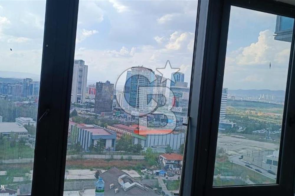 ANKARA ÇUKURAMBAR CUBES'DE İÇİ ÖZEL YAPILI 1+0 SATILIK OFİS