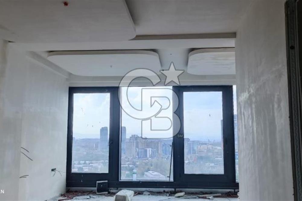 ANKARA ÇUKURAMBAR CUBES'DE İÇİ ÖZEL YAPILI 1+0 SATILIK OFİS