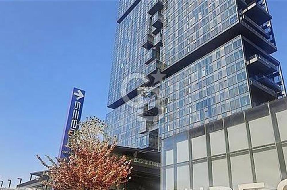 ANKARA ÇUKURAMBAR CUBES'DE İÇİ ÖZEL YAPILI 1+0 SATILIK OFİS