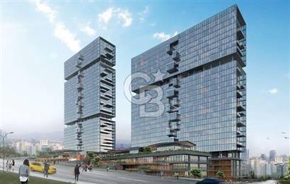 ANKARA ÇUKURAMBAR CUBES'DE İÇİ ÖZEL YAPILI 1+0 SATILIK OFİS