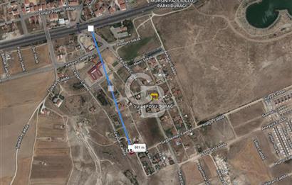 TEMELLİDE SATILIK VİLLA ARSASI GÖL MANZARALI 450 M2