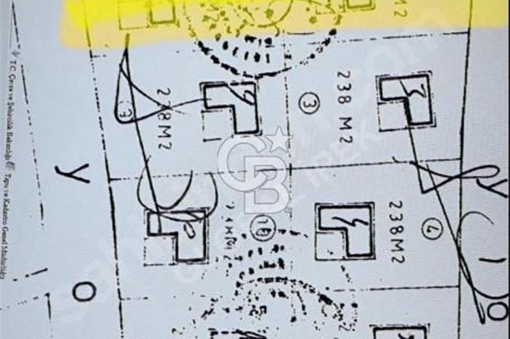 BODRUM İSLAMHANELERİ SATILIK 238 M2 YAHŞİ DENİZ MANZARALI VİLLA ARSASI