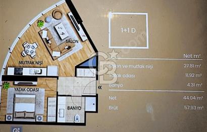 TECHNICAL STRUCTURE UPLİFE 1+1 READY TITLE DEED