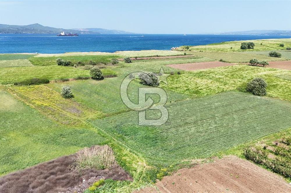 Çanakkale Merkez Karacaören de Boğaz Manzaralı Satılık Tarla