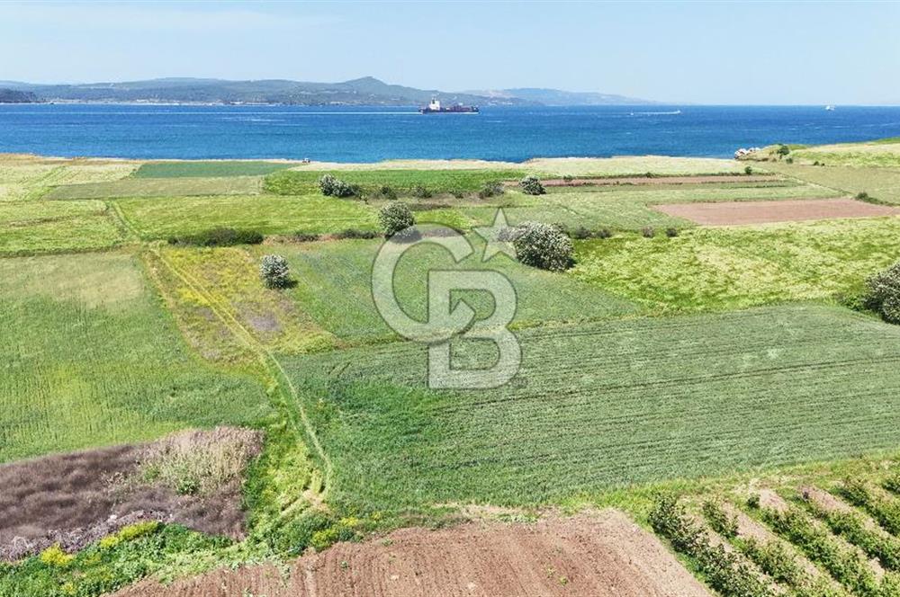 Çanakkale Merkez Karacaören de Boğaz Manzaralı Satılık Tarla