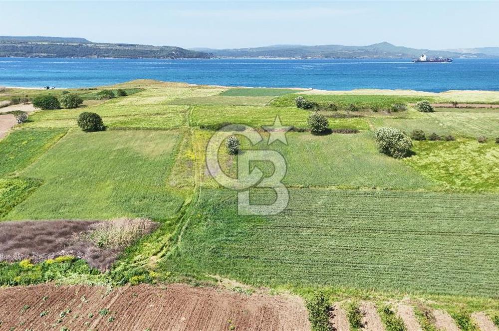 Çanakkale Merkez Karacaören de Boğaz Manzaralı Satılık Tarla