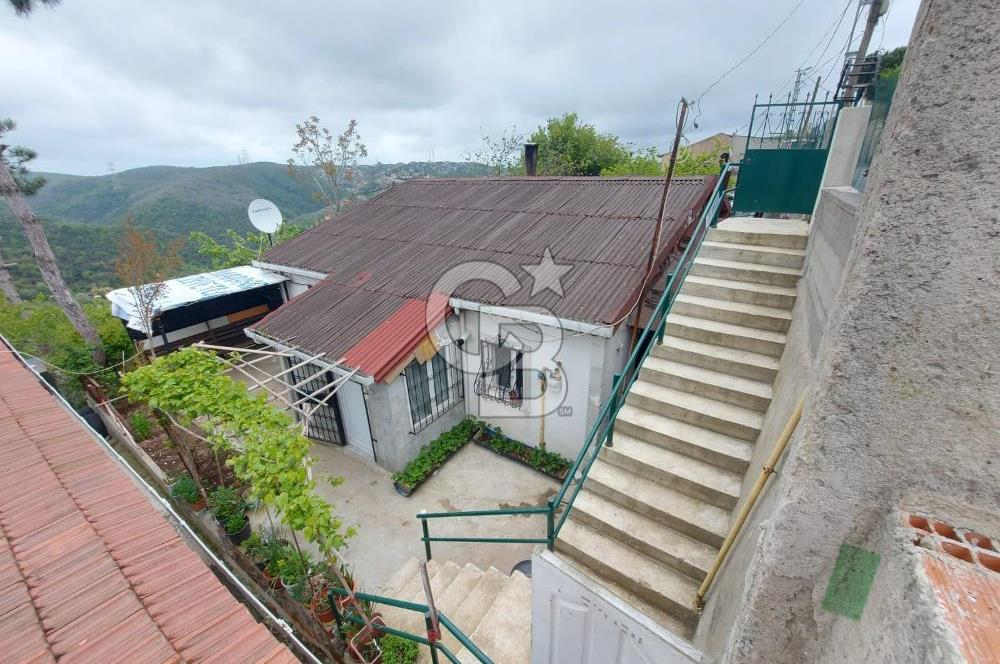 SARIYER KOCATAŞTA DOĞA İLE İÇ İÇE SATILIK 530 M2 ARSA VE EV