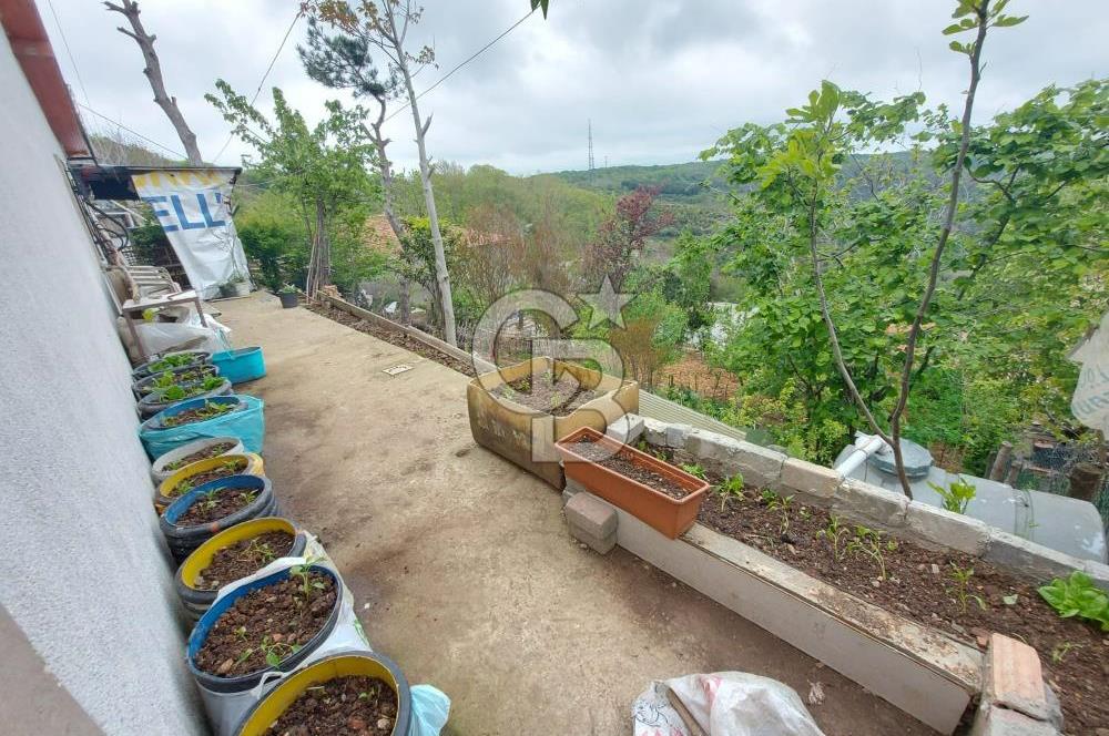 SARIYER KOCATAŞTA DOĞA İLE İÇ İÇE SATILIK 530 M2 ARSA VE EV