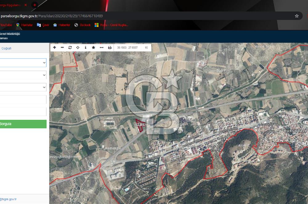 Manisa Soma Anayola Sıfır 13.178 m2 Müstakil Satılık Tarla