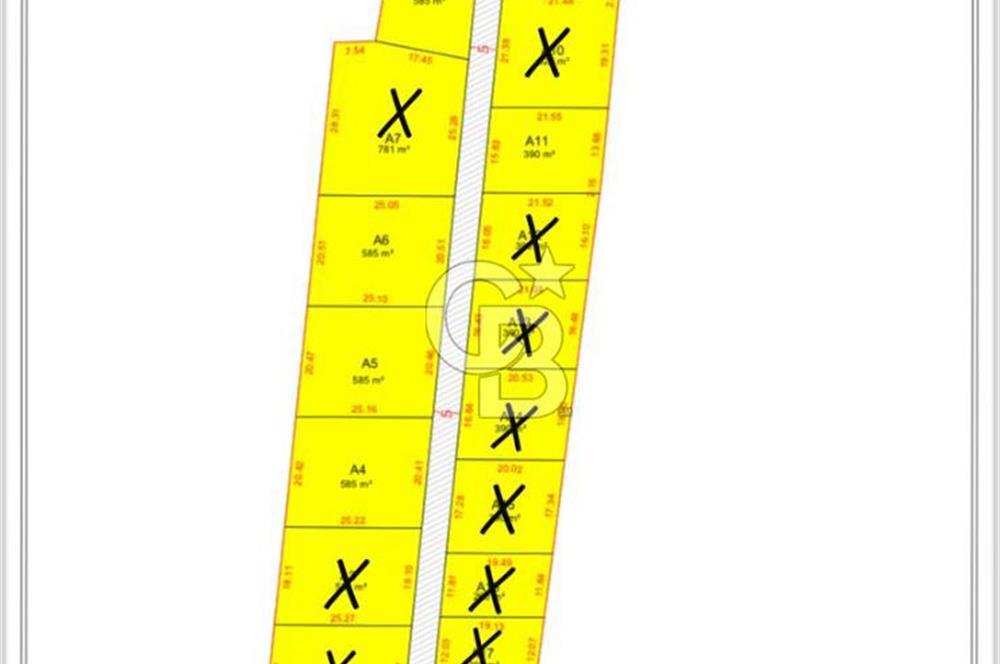 Urla Barbaros Köy içi Ata Miras Satılık   585 M2 Tarla