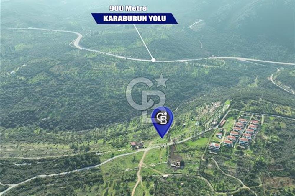 MORDOĞAN'DA DENİZ MANZARALI SATILIK TARLA