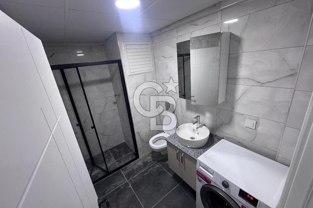 Seyrek'te full eşyalı geniş sıfır kiralık 1+1
