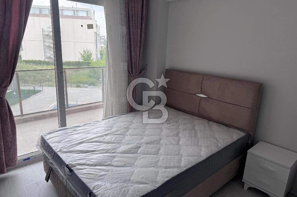 Seyrek'te full eşyalı geniş sıfır kiralık 1+1