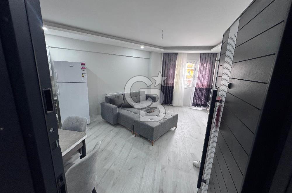 Seyrek'te full eşyalı geniş sıfır kiralık 1+1