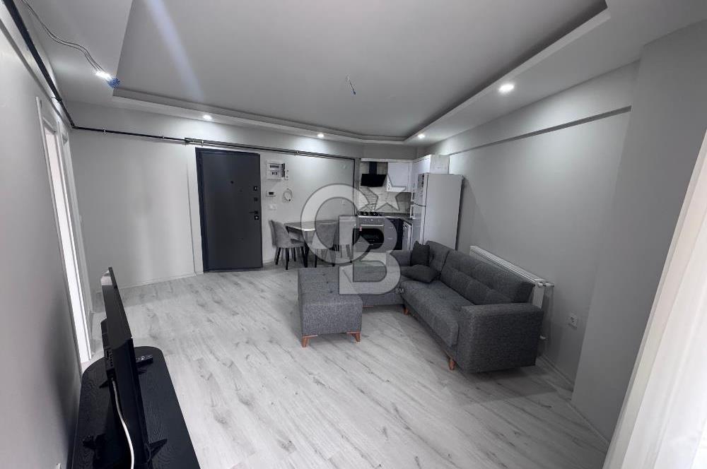 Seyrek'te full eşyalı geniş sıfır kiralık 1+1