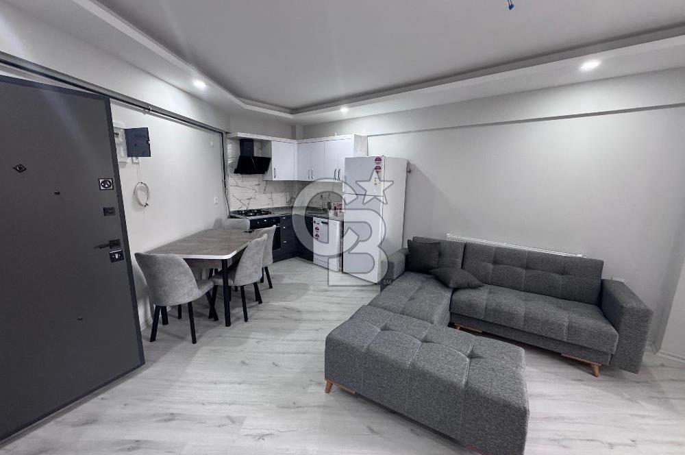 Seyrek'te full eşyalı geniş sıfır kiralık 1+1