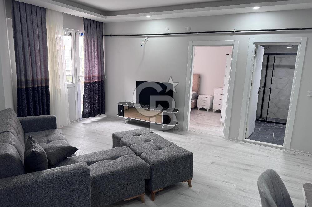 Seyrek'te full eşyalı geniş sıfır kiralık 1+1