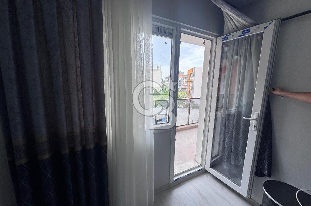 Seyrek'te full eşyalı geniş sıfır kiralık 1+1