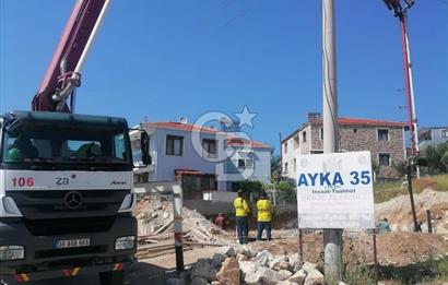 izmir Foça Bağarası'nda Lüks 3+1 Bahçe Dubleks