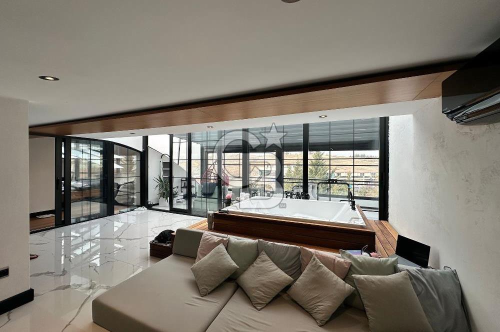 ÇANKAYA ALACAATLI KOZA EVLERİNDE KİRALIK 5+2 EŞSİZ MODERN VİLLA