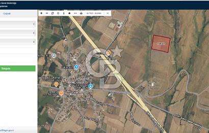 Keşan Bahçeköy'de Otoyola Yakın 23.498m2 Tek Tapu Satılık Tarla