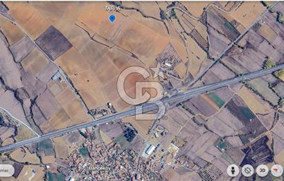 Keşan Bahçeköy'de Otoyola Yakın 23.498m2 Tek Tapu Satılık Tarla