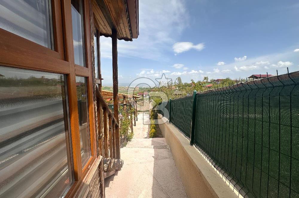 Pursaklar Abadan'da Eşyalı Satılık 500 m2 Hobi Bahçesi ve Evi