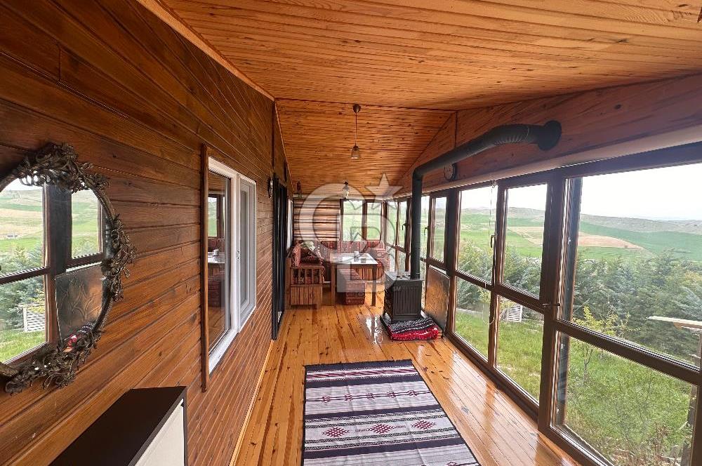 Pursaklar Abadan'da Eşyalı Satılık 500 m2 Hobi Bahçesi ve Evi