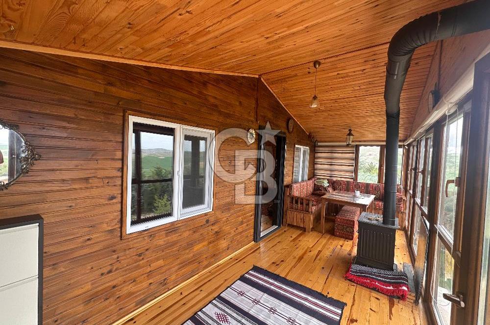Pursaklar Abadan'da Eşyalı Satılık 500 m2 Hobi Bahçesi ve Evi